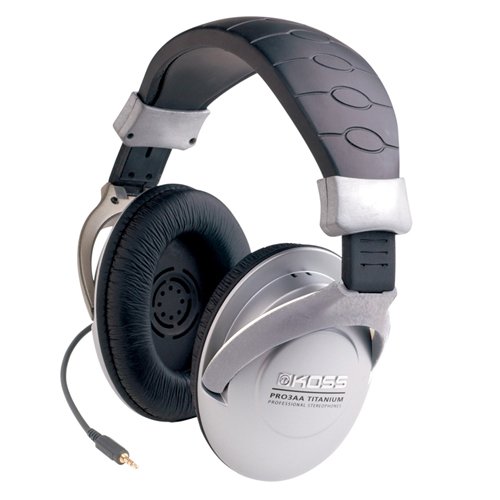 Koss PRO3AA Collapsible Closedear Headphones With Adjustable