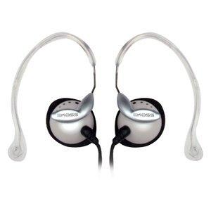 Koss CLIPPERSIL Clipper Lightweight Clip-on Stereophone with In-line Volume Control - (SILVER)