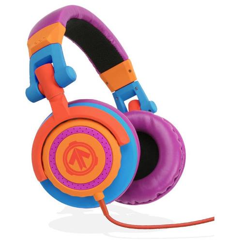 1400 - Tank Series DJ Style Over Ear Headphones with Mic/Remote - Graffiti