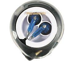 Water-Resistant Stereo Earbuds with Twin XBS Ports in Blue