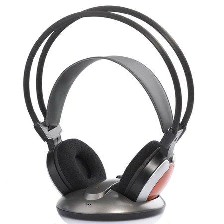 Wireless Cordless TV PC MP3 Computer Headphones-Frisby FHP301W - Great value, works from 30 ft distance, compatible with any TV (plasma LCD RCA etc, o