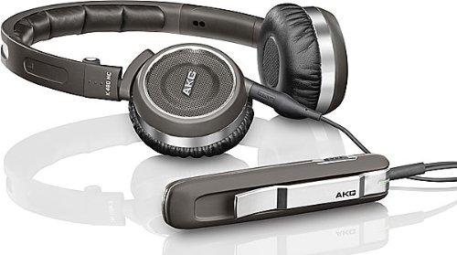 AKG K480NC Active Noise Reducing Mini Headphones (Black)