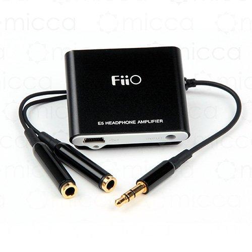 FiiO E5 Headphone Amplifier with Y Cable