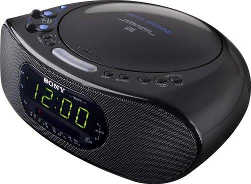 Sony ICF-CD837 AM/FM Stereo Clock Radio with CD Player (Black