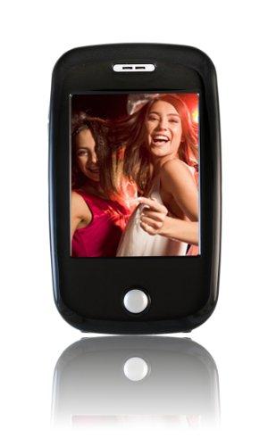 Ematic 3.0 Inches Touch Screen Color MP3 Video Player W/ Built-In 5MP Digital Camera with Video Recording, FM Radio, TV Out & Speaker 8 GB Black