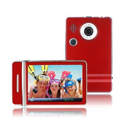 Ematic 3.0 Inches Touch Screen Color MP3 Video Player with Built-in 5MP Digital Camera with Video Recording, FM Radio & Speaker 8 GB RED