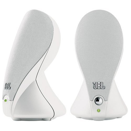 JBL Duet Speaker System for Portable Music and PC White (Pair