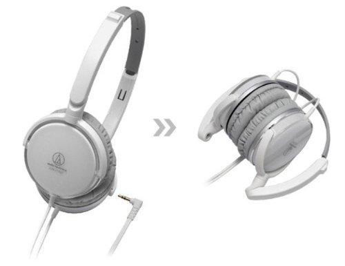 Audio Technica ATH-FC707 WHITE | Closed Dynamic Headphones (Japan Import)