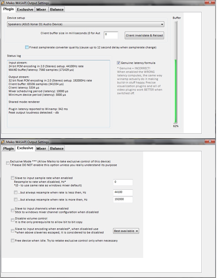 Wasapi Settings Why should I use wasapi? | Headphone Reviews and Discussion - Head-Fi.org