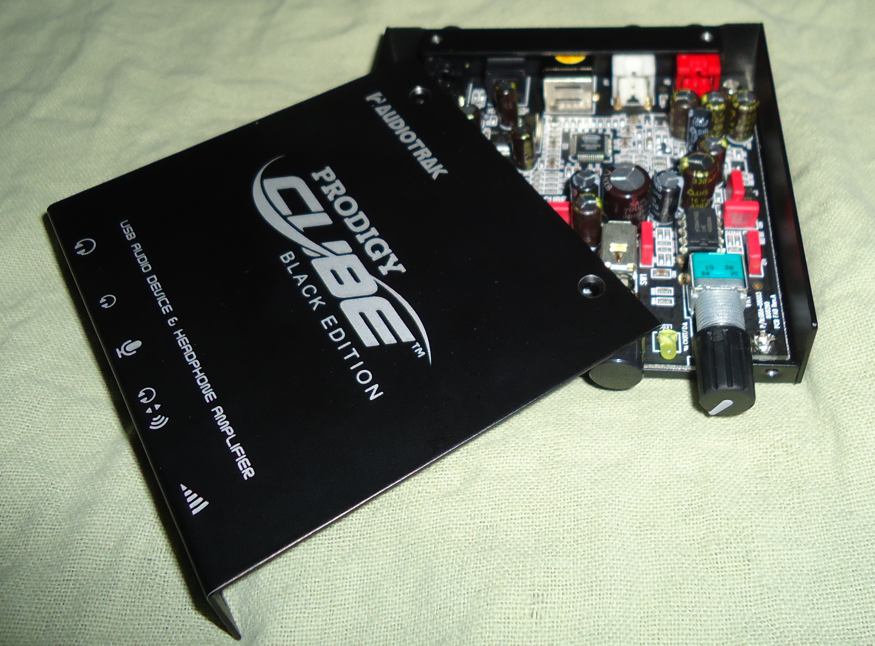 AUDIOTRAK PRODIGY HD2 Black Edition PCI Sound Card - 2 Channel, 120dB, Optical Out, Low Profile, Windows Compatible