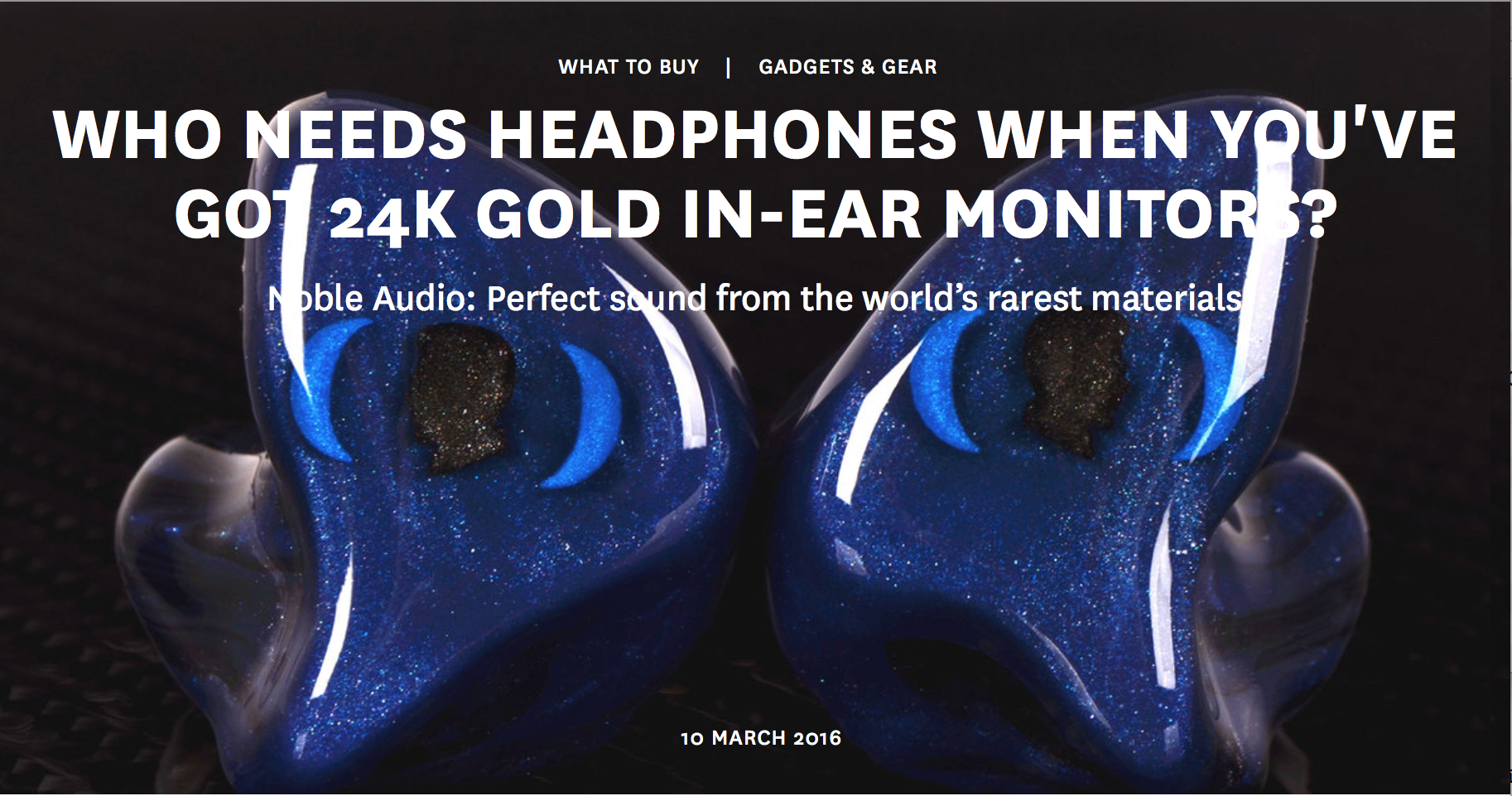 InsideHook | Noble Audio