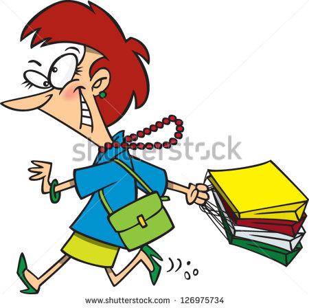 stock-vector-vector-illustration-of-crazy-woman-running-with-shopping-bags-126975734.jpg